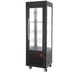 Diamond Gebaksvitrine | 360L | Zwart | +2°c/+10°c | 5 Platea, Ophalen of Verzenden, Nieuw