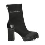 Calvin Klein Platform Knit rits- & gesloten boots, Kleding | Dames, Schoenen, Verzenden, Zwart, Nieuw, Calvin Klein