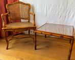 Giorgetti - Bijzettafel - hard hout - Faux Bamboo salontafel, Antiek en Kunst