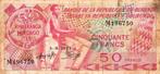 Burundi Pick 22 b 50 Francs 01/08/1971 Tres Beau, Verzenden