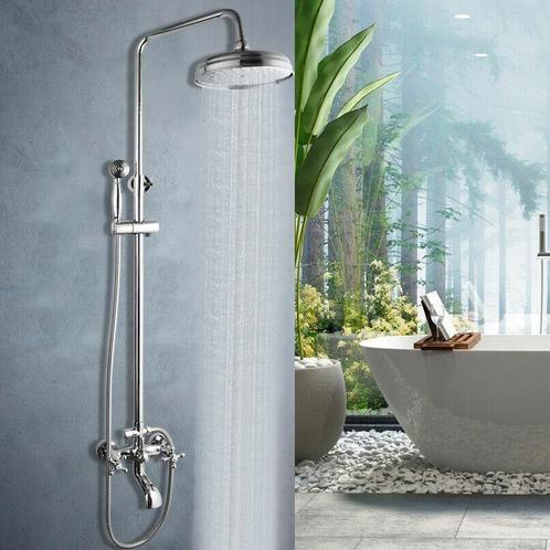 Landelijke chroom regendouche, Doe-het-zelf en Verbouw, Sanitair, Douche, Nieuw, Chroom, Verzenden