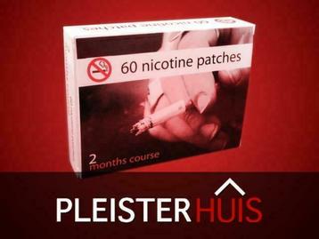 Nicotinepleisters € 99,- voor een kuur van 68 dagen.