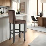 Barkruk van kunstleer - bruin, Set van 6, Verzenden, Nieuw