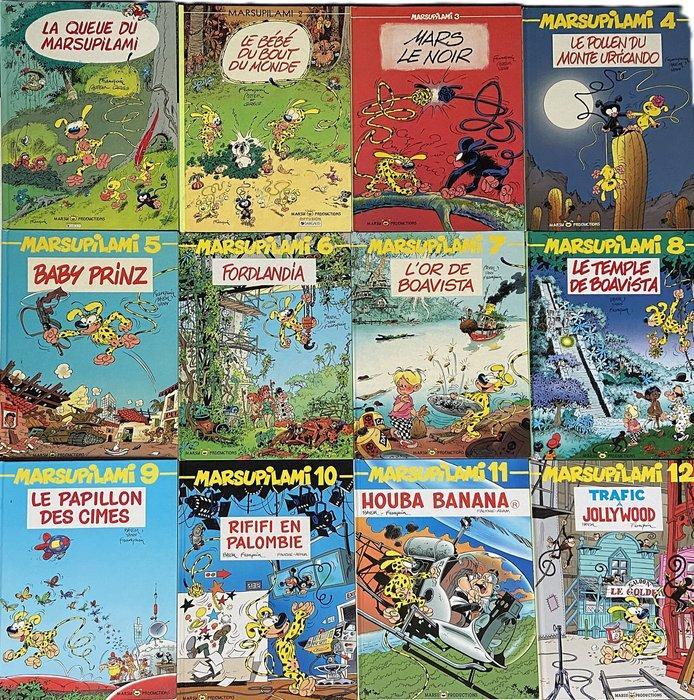 Marsupilami T1 à T12 - 12x C - 12 Album - Eerste druk -, Boeken, Stripboeken