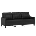 Zwarte Bank 180cm - Comfortabel! OP = OP, Mis m niet!, Huis en Inrichting, Banken | Bankstellen, 150 tot 200 cm, 75 tot 100 cm