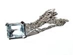 Zonder Minimumprijs - Ketting met hanger - 18 karaat Witgoud