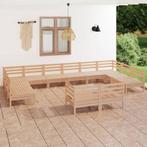 vidaXL 12-delige Loungeset massief grenenhout, Tuin en Terras, Tuinsets en Loungesets, Verzenden, Nieuw, Loungeset