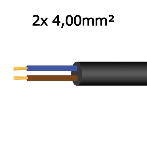 Soepele Aansluitkabel 2x 4,00mm², Auto-onderdelen, Elektronica en Kabels, Nieuw, Ophalen of Verzenden