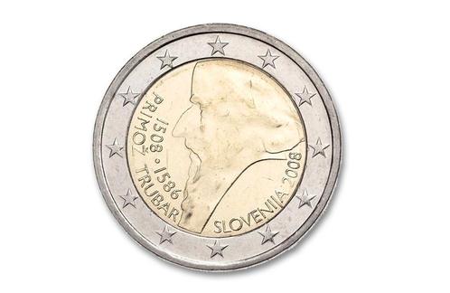 2 euro Primoz Trubar 2008 - Slovenië, Postzegels en Munten, Munten | Europa | Euromunten, Verzenden