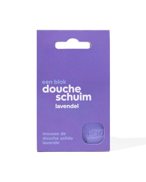 HEMA Blok doucheschuim lavendel 65g, Sieraden, Tassen en Uiterlijk, Uiterlijk | Lichaamsverzorging, Nieuw, Verzenden