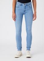-56% Wrangler  Wrangler Skinny in the clouds  maat 28-34, Verzenden, Nieuw, Blauw