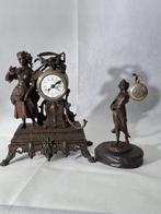 Tafel/bureauklokken (2) - Legering - 1970-1980 - Wekker, Antiek en Kunst