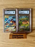Pokémon - 2 Graded card - Reshiram & Charizard GX, Charizard, Nieuw