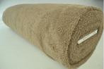 Taupe badstof - Rol van 10 meter - Snelle verzending, Overige kleuren, 120 cm of meer, Ophalen of Verzenden, Katoen
