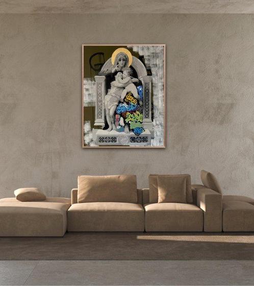 Quiona+ - ‘The Ultimate Evolution: Virgin and Her Children‘, Antiek en Kunst, Kunst | Schilderijen | Modern