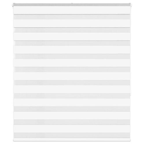 vidaXL Zebra rolgordijn 120x150 cm stofbreedte 115,9cm, Huis en Inrichting, Stoffering | Gordijnen en Lamellen, Wit, Nieuw, Verzenden