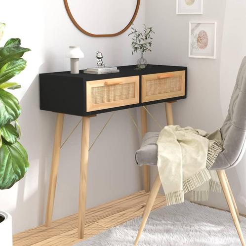vidaXL Wandtafel 80x30x75 cm massief grenenhout en, Huis en Inrichting, Tafels | Bijzettafels, Nieuw, Verzenden