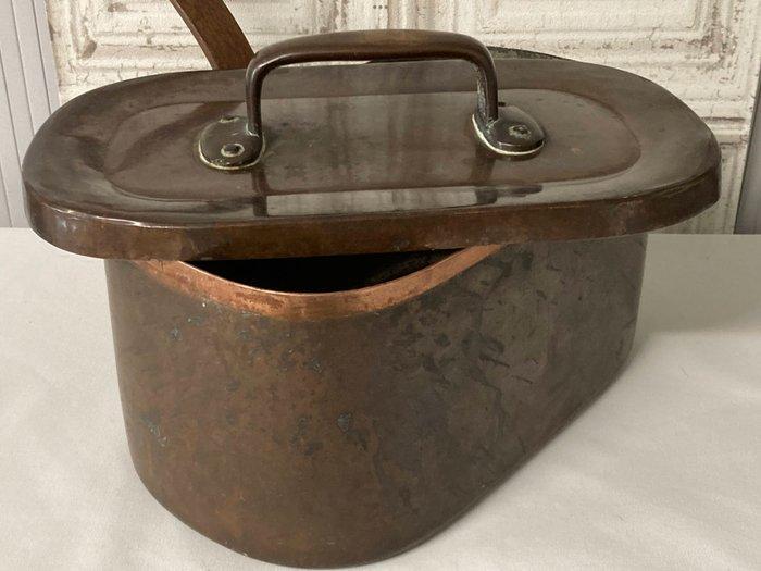 Ovenschaal - Koper - Daubière - 19 eeuw, Antiek en Kunst, Antiek | Keukenbenodigdheden