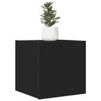 vidaXL Tv-wandmeubel 30,5x30x30 cm zwart, Minder dan 50 cm, Verzenden, Nieuw, Minder dan 100 cm