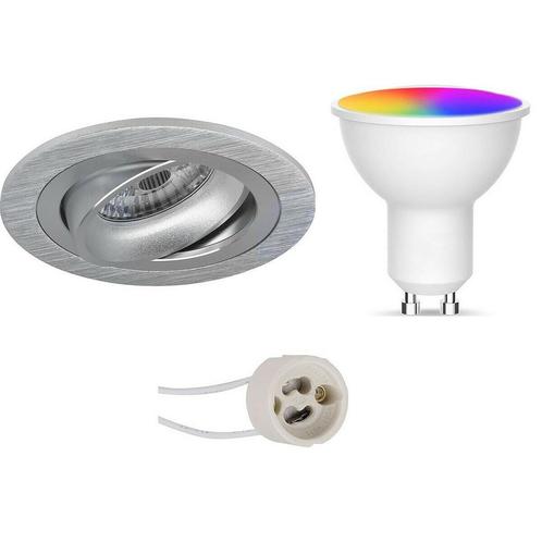 Voordeelset LED Spot Set GU10 - Facto - Smart LED - Wifi LED, Huis en Inrichting, Lampen | Spots, Plafondspot of Wandspot, Nieuw