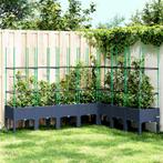 vidaXL Plantenbak met latwerk 200x160x142,5 cm polypropeen, Tuin en Terras, Verzenden, Nieuw, Kunststof
