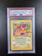 Pokémon - 1 Graded card - PSA 9 MINT Birthday Pikachu 24, Hobby en Vrije tijd, Verzamelkaartspellen | Pokémon, Nieuw