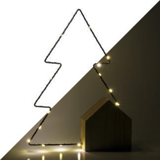 Kerstboom op voet | Lumineo | 23 x 30 cm, Diversen, Kerst, Nieuw, Verzenden