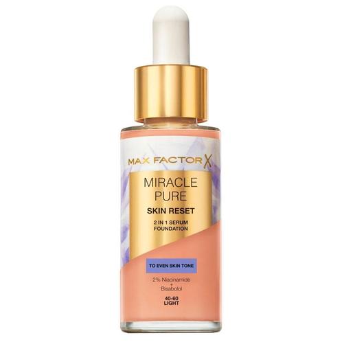 Max Factor Miracle Pure Skin Reset 40-60 Light 2-in-1 Serum, Sieraden, Tassen en Uiterlijk, Uiterlijk | Cosmetica en Make-up, Make-up