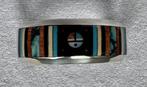 Massieve sterling zilveren armband - Willie Shaw - Navajo -, Antiek en Kunst