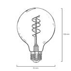 Set van 3 LED lampen E27 | 7.5 watt dimbaar | 2200K extra wa, Huis en Inrichting, Verzenden, Overige typen, Nieuw, E27 (groot)