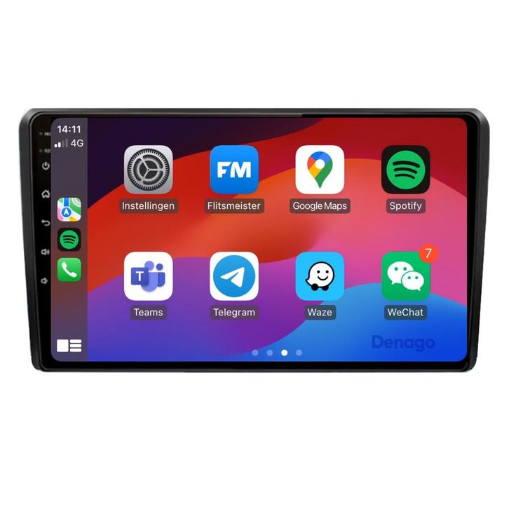 Audi A3 CarPlay autoradio 2004 t/m 2013 Denago DNG-A25 9, Auto diversen, Autoradio's, Ophalen of Verzenden