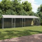 vidaXL Hondenbench Zilver 800 x 200 x 256 cm Gegalvaniseerd, Dieren en Toebehoren, Verzenden, Nieuw