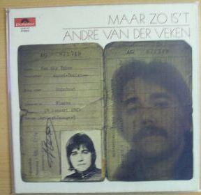 LP gebruikt - Andre Van Der Veken - Maar Zo Ist, Cd's en Dvd's, Vinyl | Nederlandstalig, Zo goed als nieuw, Verzenden