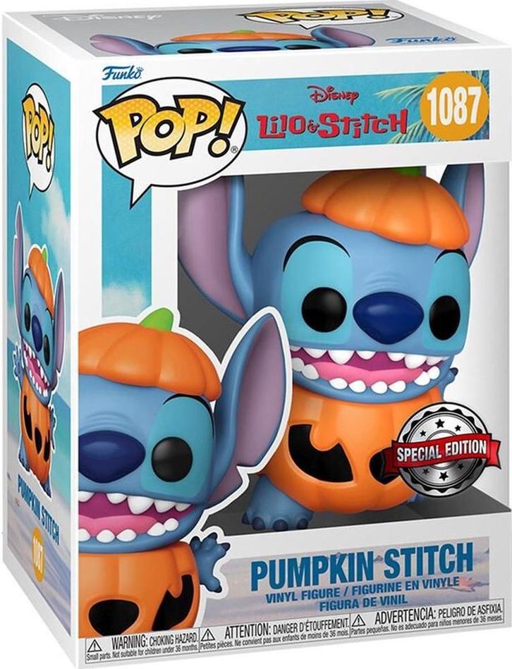 Funko Pop! - Disney Stitch in Pumpkin #1087 | Funko - Hobby, Verzamelen, Poppetjes en Figuurtjes, Nieuw, Verzenden