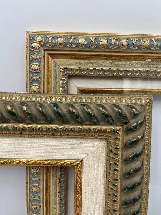 Lijst (2) - Hout - Paar oude lijsten, Antiek en Kunst, Kunst | Designobjecten