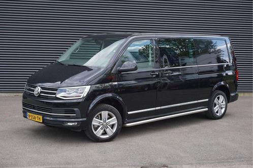 Volkswagen Transporter 2.0 TDI | L2H1 DC | 4Motion | Caravel, Auto's, Volkswagen, Dealer onderhouden, Lease, Zwart, Automaat, Overige carrosserieën