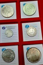 Zwitserland. 6 Monete in argento 3 commemorative (Zonder