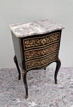 Chiffonnière - Boulle marqueterie - Ladekast - Messing,, Antiek en Kunst