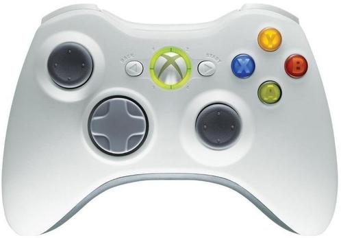 Microsoft Xbox 360 Wireless Controller-Wit (Xbox 360), Spelcomputers en Games, Spelcomputers | Xbox | Accessoires, Zo goed als nieuw