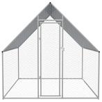 Buitenhok voor kippen 2x2x1,92 m gegalvaniseerd staal, Dieren en Toebehoren, Honden-accessoires, Nieuw, Verzenden