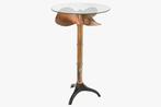 Maritieme bartafel OCEAN 105cm koper gevlamd zwart metalen, Huis en Inrichting, Tafels | Eettafels, Ophalen of Verzenden, Nieuw