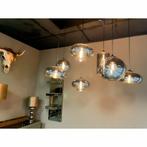 Ava Hanglamp Smoke Glas 7-Licht, Huis en Inrichting, Lampen | Overige, Nieuw, Verzenden