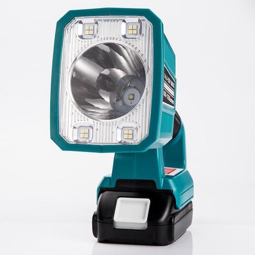 Bouwlamp schijnwerper 18V past op Makita Milwaukee DeWALTcu, Hobby en Vrije tijd, Overige Hobby en Vrije tijd, Nieuw, Verzenden