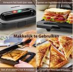 Tosti apparaat - Tosti ijzer - Sandwich maker - 750W - RVS -, Verzenden, Nieuw
