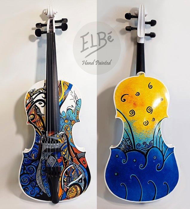 ELBé - Violon en bois 4/4 customisé, Antiek en Kunst, Kunst | Designobjecten