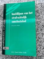Hoofdlijnen van het strafrechtelijk sanctiestelsel, Gelezen, P.A.M. Mevis, Verzenden, Nederland