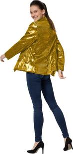 2dekans | Dressforfun Paillettenjas dames goud M -, Ophalen of Verzenden, Zo goed als nieuw