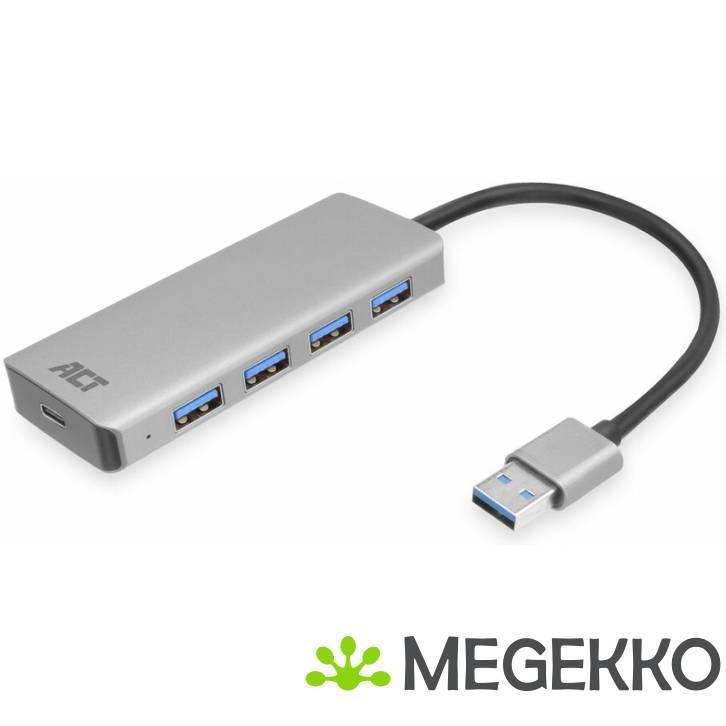 ACT USB-A hub 3.0. 4 poorts USB-A, Computers en Software, USB Sticks, Nieuw, Verzenden