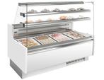 GGM Gastro | Taart toonbank - 1620mm - met LED-verlichting &, Hotelinrichting, Verzenden, Nieuw in verpakking