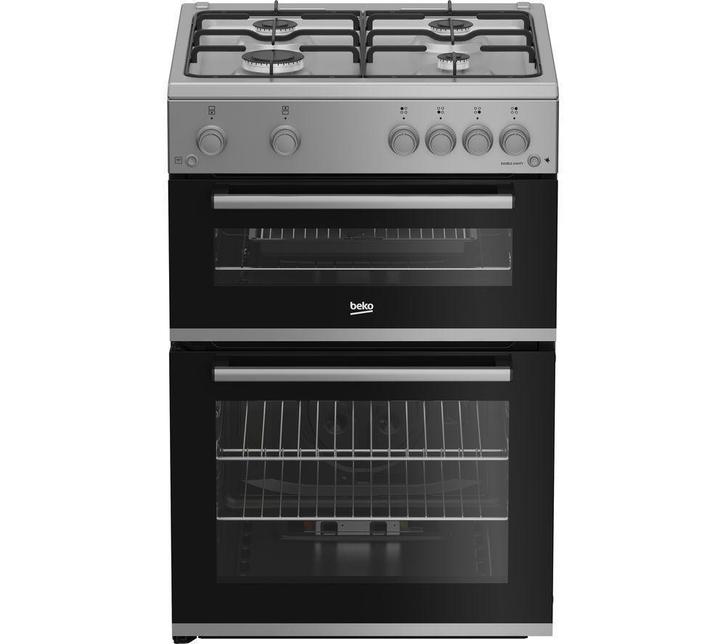 Beko-Fornuis FTG6201S-60 cm gas dubbeloven zwart, Witgoed en Apparatuur, Fornuizen, Ophalen of Verzenden